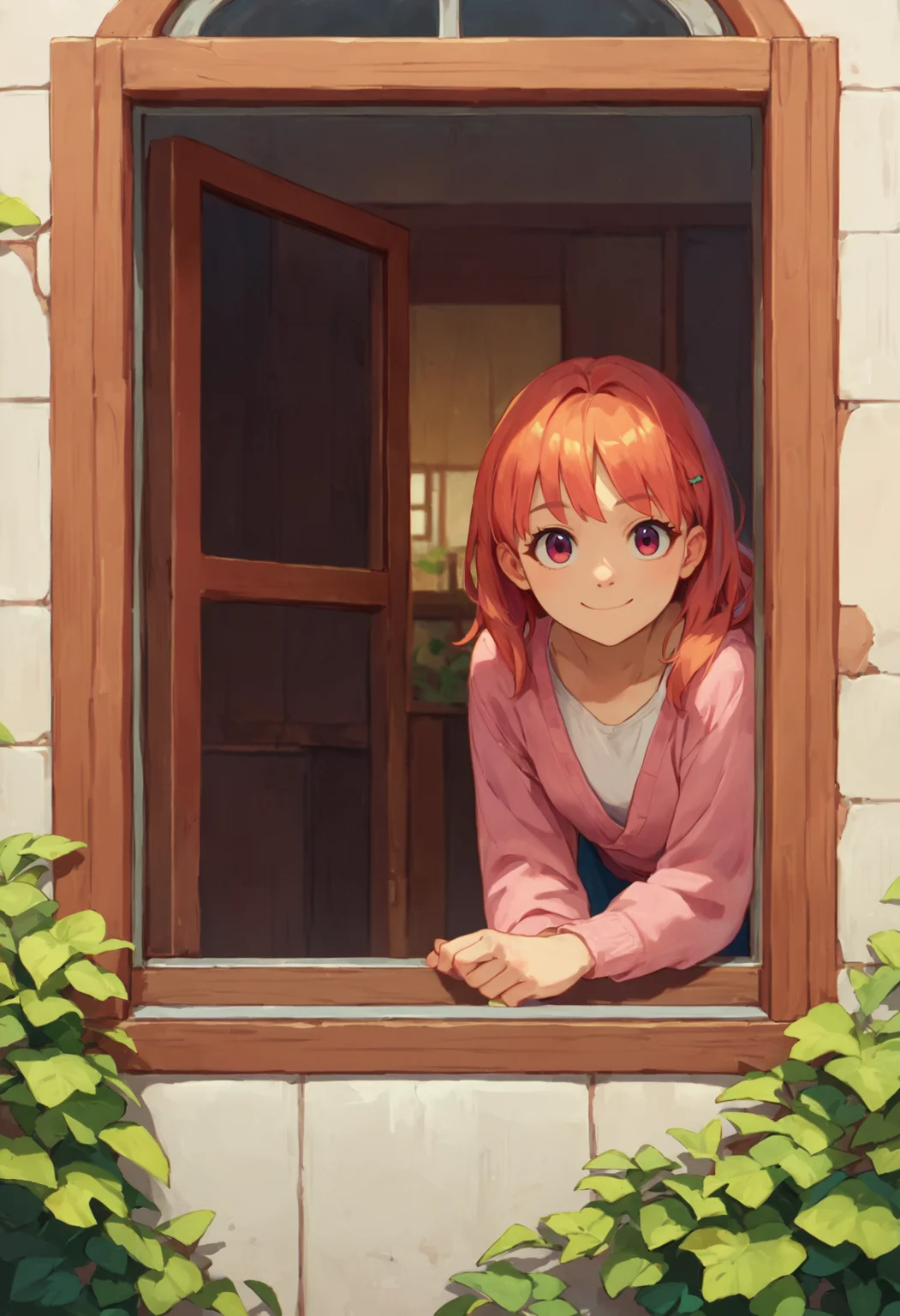 score_9_up score_8_up score_7_up, source_anime, 1girl, smile, from outside window, open window, leaning forward, looking at viewer
<lora:from_outside_window_24re_pony_2_d4:1>