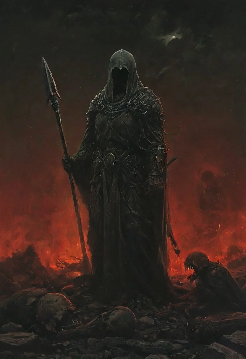 Completely Helm's fall absolutely nothing, pure black, detailed, but the Lord of the Rings of life are rising, FastNegativeV2, ral-dissolve,(James Ensor,Unica Zurn,Zdzislaw Beksinki:1.3), Skeletons,Weeping statues, Paranormal,Apparition, (Metallics:1.1), (Shape:1.1), (Monotyping:1.1), (Strobe light:1.3), Stone, Rhombus, ultra detailed, intricate, oil on canvas, dry brush, (surrealism:1.1), (disturbing:1.2) <lora:khorne:0.7> <lora:methurlant:0.5>
The king's guards fell like wheat before the scythe, their cries of alarm silenced by the swift and merciless blades of the assassin knights. In the heart of the fortress, they confronted the tyrant king himself, a figure wreathed in shadows and crowned with a crown of thorns.
A fierce battle ensued, the clash of steel and the crackle of dark magic filling the air with a palpable sense of impending doom. Sirah's daggers danced like silver serpents, finding their mark with unerring accuracy,
creating a hyperpunk scene with desaturated translucent DARK Red and beige details, colorful (polaroid:0.7) with vibrant colors, (vacations, high resolution:1.3), (small, selective focus, european film:1.2), (sexual advance:1.1), ,end of hopes ,silence, extremely detailed,dark,Completely The Battle of Helm's Padl absolutely nothing, pure black, detailed, but the Lord of the Rings of life are rising, FastNegativeV2, ral-dissolve,