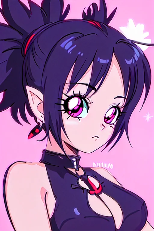 1girl, 80's anime style, <lora:TFM_FTA:0.6>, beautiful, masterpiece, best quality, extremely detailed face, perfect lighting, solo <lora:etnaFromDisgaea_v1:0.6> Etna
