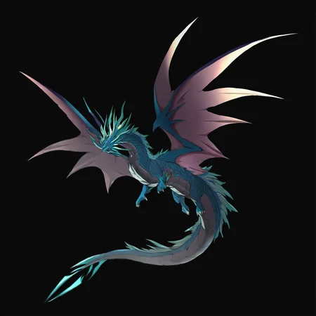 highres, best quality, masterpiece, very aesthetic, newest, ncrender,solo,no humans,1dragon,dragon focus,simple background,black background,full body,flying, <lora:NCRenderV3:1>