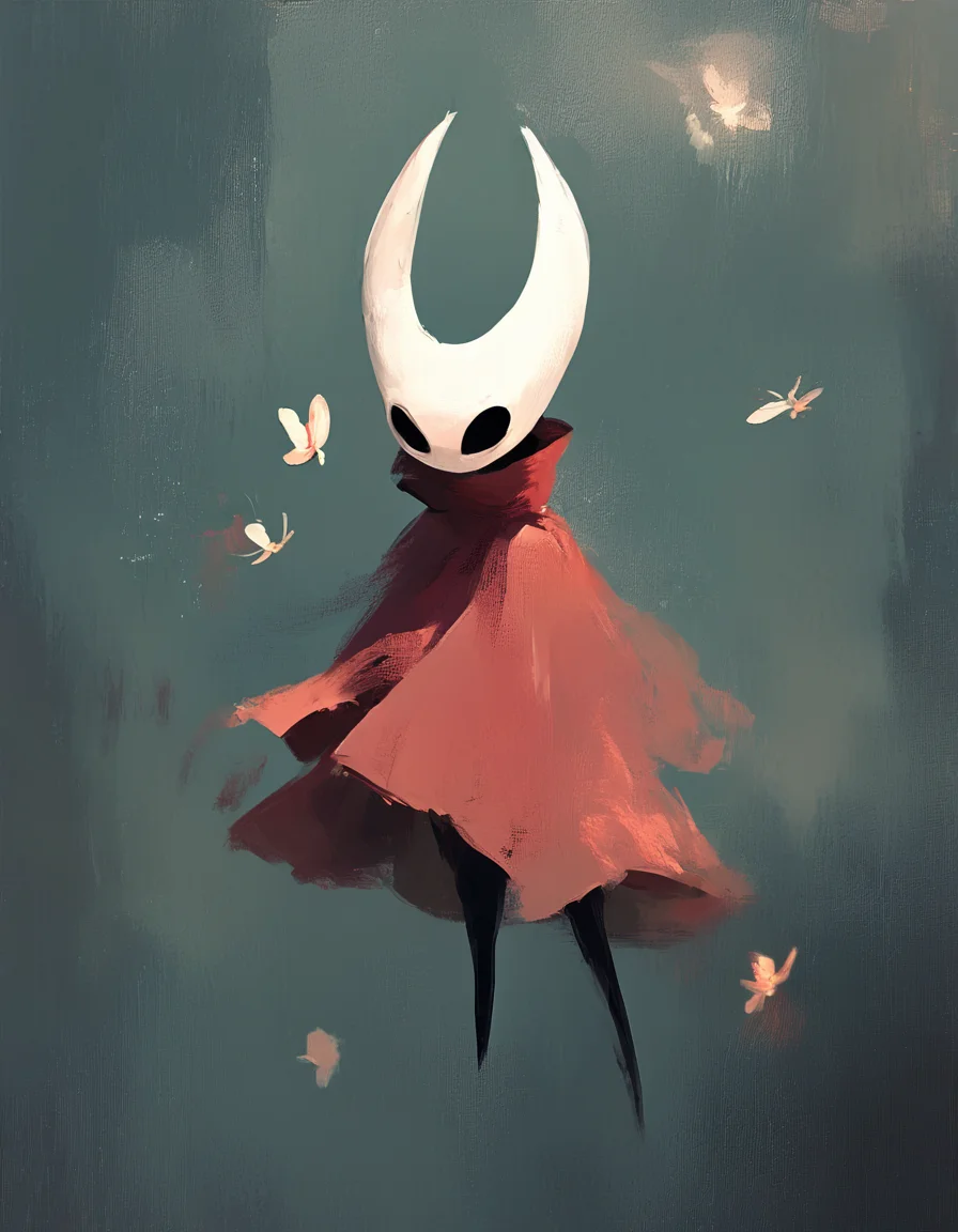 ncpy88 style Hornet\(hollow knight\) <lora:ncpy88 style:1>, score_9, score_8_up, score_7_up, score_6_up, score_5_up, score_4_up