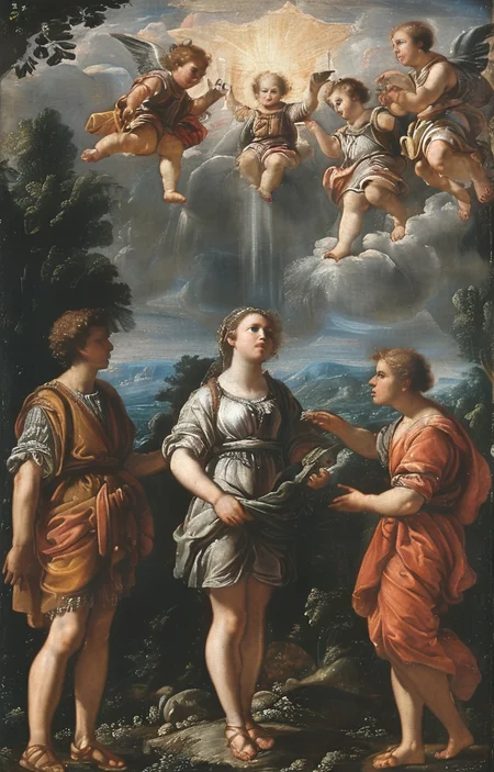 masterpiece,best quality,<lora:tbh206-sdxl:0.9>,illustration,style of Francesco Albani tech genius teenage girl