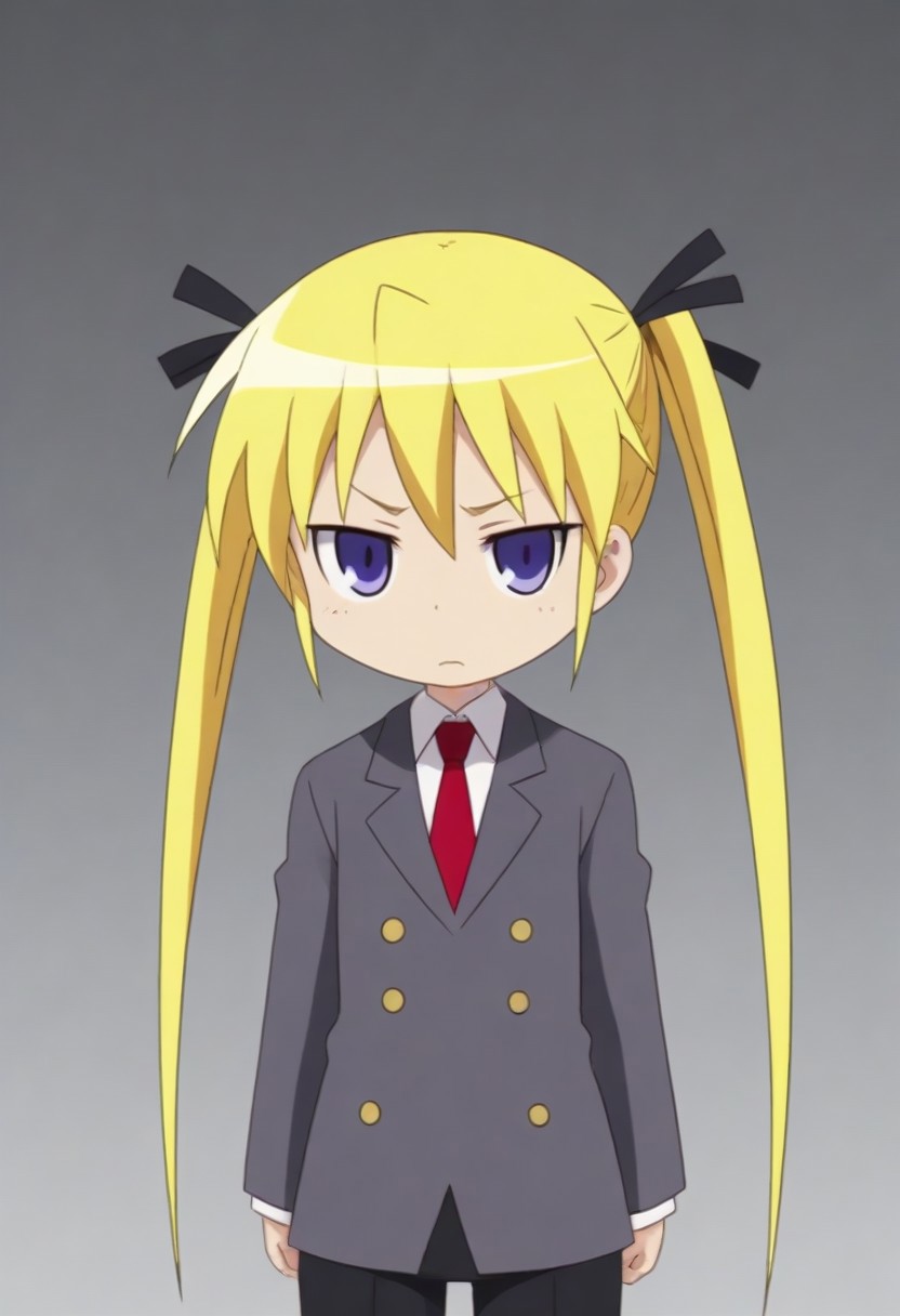 source_anime, anime screencap, source_anime, auratheguillotine, anime screencap, masterpiece, source_anime, shiny skin,,,,,,,sonyakmb, blonde hair, long hair, twintails, hair ribbon, purple eyes,, school uniform,