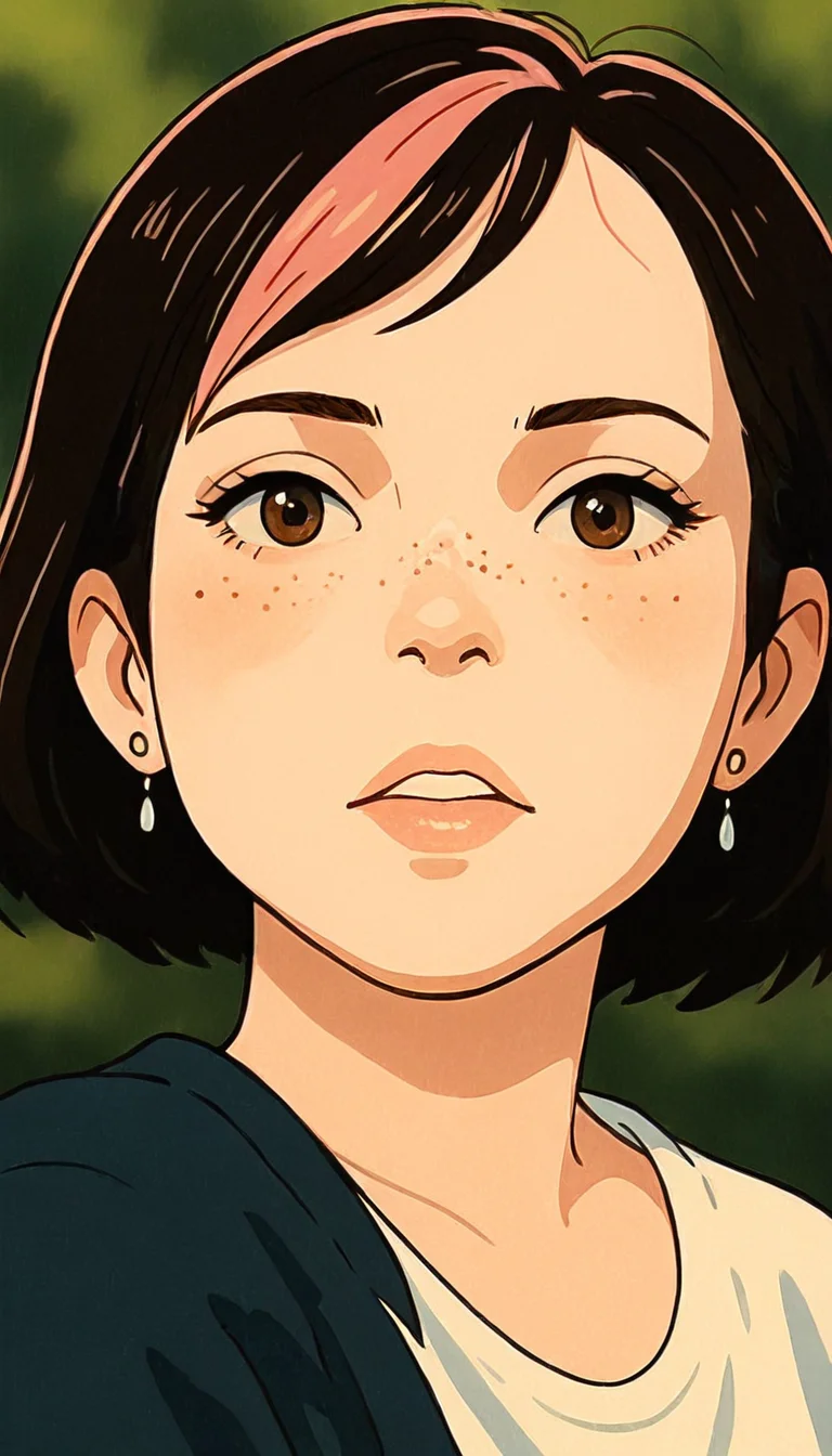 (masterpiece), (best quality), (ultra-detailed), a woman with bright pink hair looks at the camera, 1girl, solo, looking at viewer, short hair, black hair, brown eyes, pink hair, multicolored hair, parted lips, blurry, two-tone hair, lips, eyelashes, portrait, freckles, realistic, nose, illustration, disheveled hair, detailed eyes, perfect composition, moist skin, intricate details, earrings, cinematic still a woman with bright pink hair looks at the camera, 1girl, solo, looking at viewer, short hair, black hair, brown eyes, pink hair, multicolored hair, parted lips, blurry, two-tone hair, lips, eyelashes, portrait, freckles, realistic, nose . emotional, harmonious, vignette, 4k epic detailed, shot on kodak, 35mm photo, sharp focus, high budget, cinemascope, moody, epic, gorgeous, film grain, grainy, a woman with bright pink hair looks at the camera, 1girl, solo, looking at viewer, short hair, black hair, brown eyes, pink hair, multicolored hair, parted lips, blurry, two-tone hair, lips, eyelashes, portrait, freckles, realistic, nose, detailed, beautiful, intricate, elegant, color, highly saturated