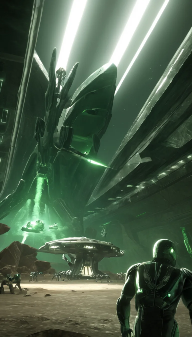 Cinematic scene, tiberium conflict, NOD base, vivid, detailed background, masterpiece, best quality, high quality, absurdres <lora:command_and_conquer_xl_v2:1>