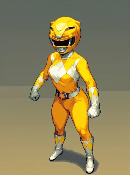 score_9, score_8_up, score_7_up, score_6_up, BREAK
tiger_ranger, woman, mighty morphin power rangers, yellow power ranger, 2d, (pixel art), (pixel_art), full body, <lora:Tiger_Ranger:1> <lora:Pixel_Art_Pony:0.5>