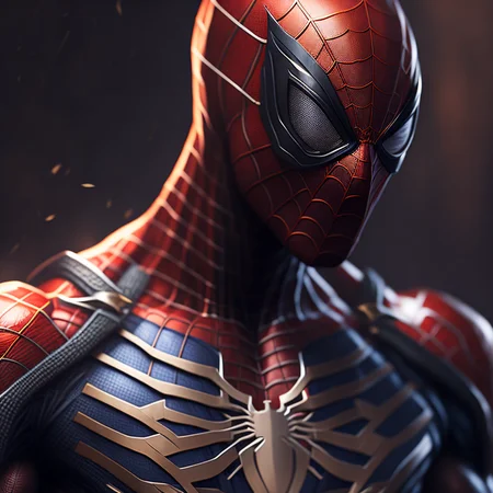 Spider man  art, highly detailed, complete body composition, fanart,  8k.