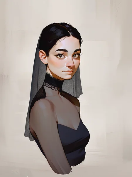score_9, score_8_up, score_7_up,
1girl, (portrait:0.9), (latina:1.2), (pale skin:0.8), (18 years old:0.9), (young:0.9), 
(nun:0.1), veil, dress, bodysuit, sheer, transparent, see through, (frills:0.4), (laces:0.8), (straps:0.4),
(medium breasts:0.4), (saggy breasts:0.6), (brown eyes:0.2), (thick eyebrows:0.7),
black hair, (bangs:0.2), (blush:0.2), (freckles:0.2), (gothic:0.1), (goth girl:0.1), (ahegao:0.3)
(looking at viewer:0.8), (facing viewer:0.9), (upper-body:0.9), (medium shot:0.9),
(realistic style:0.6), (ultra-detailed:0.8), (sunny:0.8), (shadow:0.3), <lora:Graphic_Portrait:0.9> <lora:incase_style_v3-1_ponyxl_ilff:0.32> <lora:[GP]Thicc_Style_XL_[Pony_XL]:0.38> <lora:[GP]_Bongfill_Style_[Pony_XL]:0.22> <lora:Organic_Sauce_epoch_13:0.28> <lora:gr33kd0ll:0.0> <lora:torogao_v4-000010:0.0> <lora:LowRA:0.0>