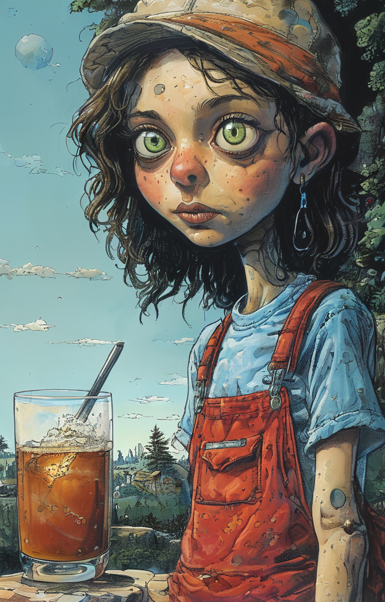 masterpiece,best quality,<lora:tbh279-sdxl:0.9>,illustration,style of Rob Rogers tech genius teenage girl
