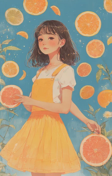 masterpiece,best quality,<lora:tbh35-sdxl:0.9>,illustration, portrait of idolmaster cinderella girls,