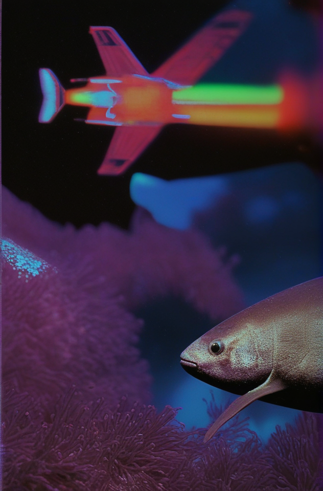 ((grainy 3/4 view low-angle dimensionaut astralcrime underwater sunrise photograph))((Introduce quality iteratively))((uniform unambiguous unequivocal sampling))(Sumerian underwater under-ocean sub space shuttle water caustics effect))(algorithmic sharpness)(k black point)(art of genius)(exceptional depth of field) (dreamy gradients)(1980's colors)((non-complementary saturated hues))((dark corners vignette))f(x)
<lora:LCM-LoRA-XL_V1:0.21>
<lora:SDXLHighDetail_v5:0.3>