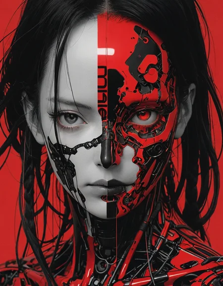 android portrait, biomorphic dystopia, Christopher Wool, Eikoh Hosoe, red and black tones, hyper detailed<lora:Sinozick:1> <lora:add-detail-xl:1> <lora:sdxl_offset_example_v10:1>