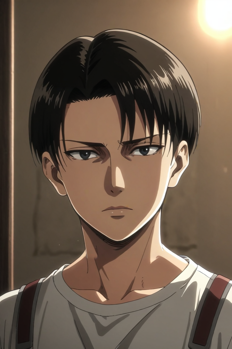 score_9, score_8_up, score_7_up, source_anime, rating_safe, , anime screencap, , official style, looking at viewer, , 1boy, solo, male focus, <lora:levi_ackerman_pony:0.94>, levi_ackerman, black hair, black eyes, short hair, curtained hair, final season, wide angle, wide shot, full body, ayers rock, dusk, leaning on object, distracted, aloof, oblivious, , <lora:sdxl_lightning_8step_lora:1>