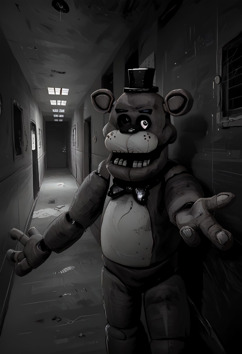 score_9, score_8_up,score_7_up, source_anime, BREAK
horrorcctvlora, freddy, abandoned hallway, horror (theme), monster, monochrome, giant freddy, beckoning, reaching towards viewer, beckoning, reaching towards viewer, black eyes, black sclera