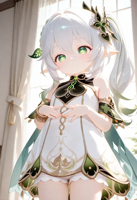 1girl, nahida \(genshin impact\), 
very awa, masterpiece, best quality, amazing quality, absurd res, hi res, highres, <lora:NoobV065sHyperDmd:0.3> <lora:naitian_epoch_12:0.8>