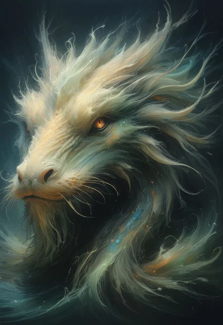<lora:Mythical_Beasts:0.8> fmb Extraterrestrial leviathan with bio-luminescent markings,  <lora:RMSDXL_Creative:0.8>, Chiaroscuro, <lora:AshleyWoodArtAIcc:0.7> AshleyWoodArtAI, <lora:Rainbow_Style:0.6>