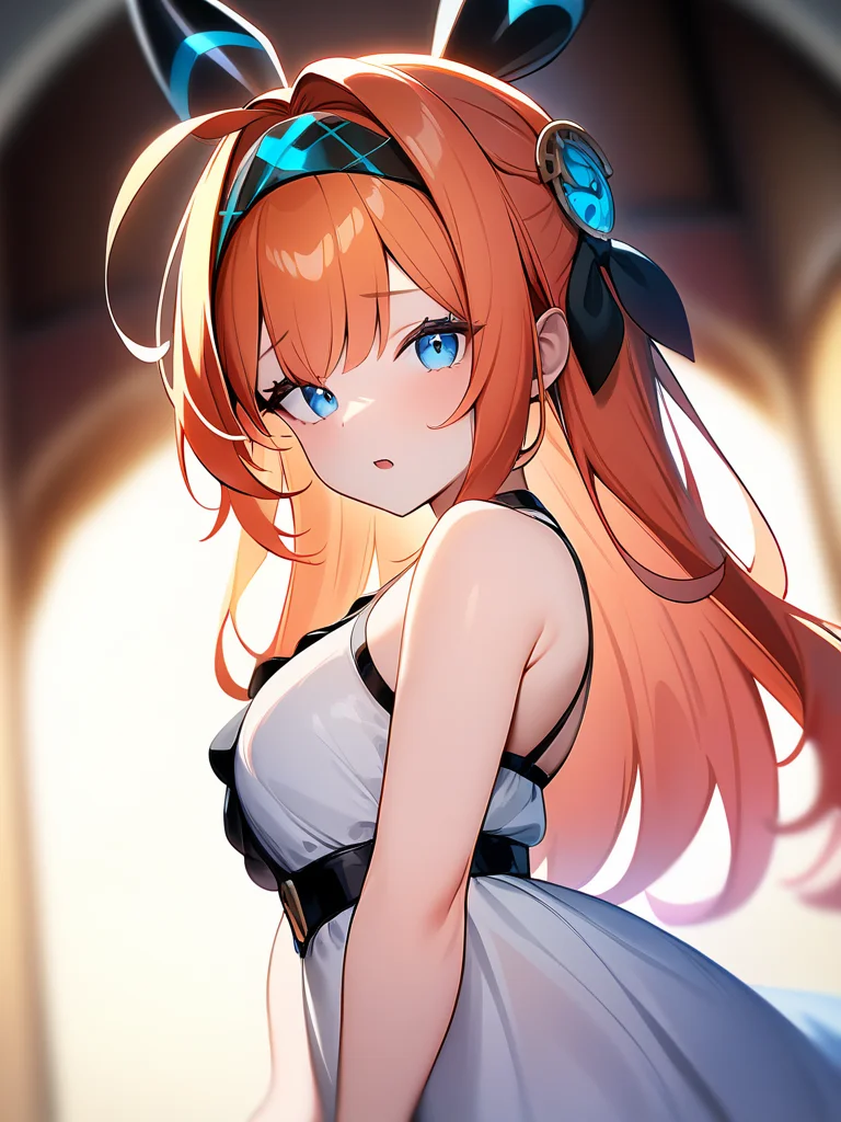 <lora:lishenna:1>,1girl,pink hair,blue eyes,dress,orange hair,brown hair,hair ornament,, masterpiece, best quality, very aesthetic, absurdres