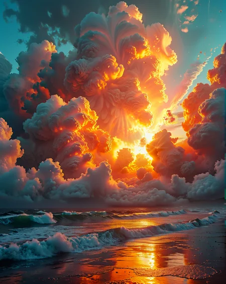 Seafoam lacework preserving quantum bubble memories during Cumulonimbus sunset: Anvil tops blooming into radioactive rose formations,
<lora:extremely_detailed:0.5> extremely detailed,
<lora:Flux-XL_Scenery:0.5> flux-scenery,
<lora:add-detail-xl:0.55>,
<lora:DetailMaximizer:0.7>,
<lora:MidjourneyV6.1:0.5> midjourneyv6.1,
<lora:Dream Scenery XL:0.65> Dream Scenery,
detailxl