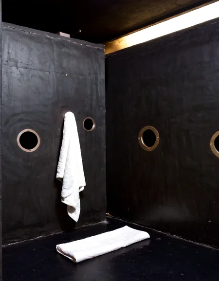UHD, 8K, ultra detailed, highly realistic photo of dark theme, pool area, glory hole, white towel, indoors, open doors, no humans, scenery, gaybathhouse, (high resolution 8K photo quality:1.3), dark theme, pool area, glory hole, white towel, indoors, open doors, no humans, scenery, gaybathhouse, dramatic, highly detailed, professional built, new, dynamic, cinematic, silent, symmetry, great composition, light, atmosphere, perfect, vivid, beautiful, unique, epic, romantic, inspired, vibrant, color, illuminated, intricate detail, set