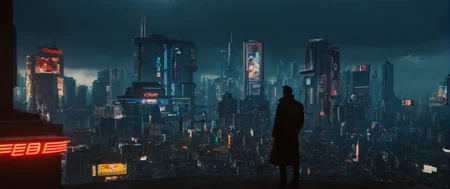 cinematic film still of <lora:perfection style:0.3>
<lora:detailed:0.1>
<lora:Chiaroscuro Lighting Style:0.3>
<lora:cyberpunk style v2:0.9>
<lora:Cyberpunk Style:0.1>
In Cyberpunk city a city skyline at night with a neon sign,outdoors,sky,cloud,no humans,night,building,scenery,rain,city,cityscape,lamppost,skyscraper,city lights , science fiction, futuristic setting, detailed background, dramatic light, dramatic shadow light, contrast, cinematic color, cinematic look, filmic, realistic, realism, perfection, perfect, different, cinematic, film, cinematography, artstation, Cyberpunk city style, Cyberpunk style, shallow depth of field, vignette, highly detailed, high budget, bokeh, cinemascope, moody, epic, gorgeous, film grain, grainy