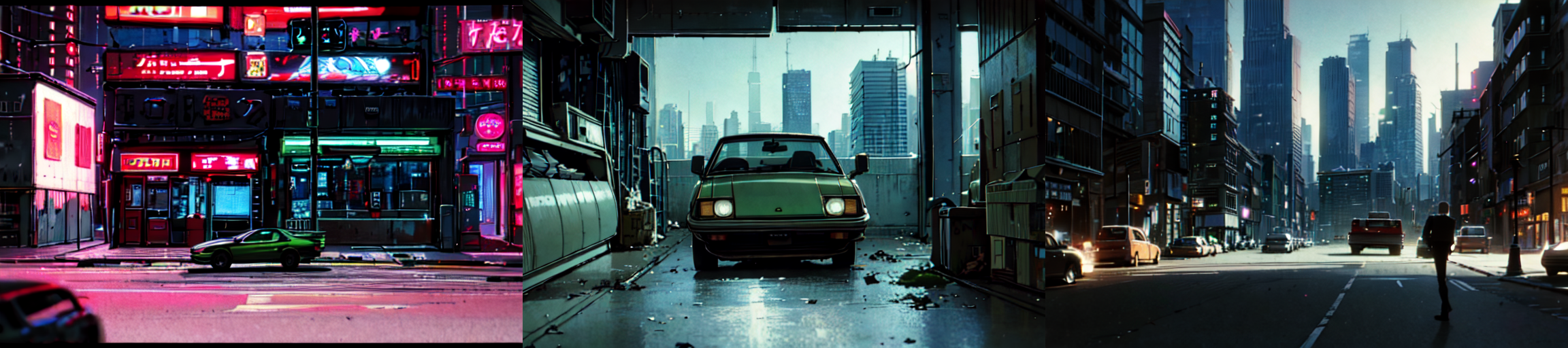highly insanely detailed, masterpiece, top quality, best quality, highres, 4k, 8k, RAW photo, (very aesthetic, beautiful and aesthetic), bebop cityscape, buildings, radiator, ait conditioning, cardboard box, trash, street, car, <lora:bebopv01:1>, 
__lazy-wildcards/dataset/background-color__âââ