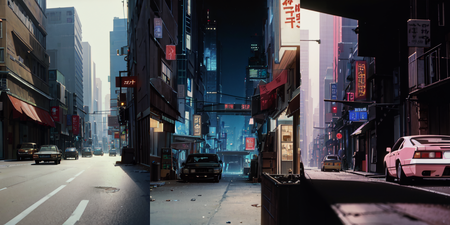 highly insanely detailed, masterpiece, top quality, best quality, highres, 4k, 8k, RAW photo, (very aesthetic, beautiful and aesthetic), bebop cityscape, buildings, radiator, ait conditioning, cardboard box, trash, street, car, <lora:bebopv01:1>, 
__lazy-wildcards/dataset/background-color__âââ
