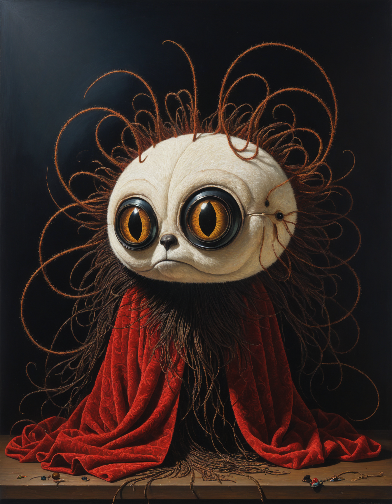 by Abraham Pether and Aaron Jasinski,  (chenille, masterful, beautiful:1.4), poster art, bold lines, hyper detailed, expressive,  award winning,  (otherworldly creature:1.4), (intricate details, masterpiece, best quality:1.4),
looking at viewer, dynamic pose, wide angle view,
<lora:add-detail-xl:1> <lora:xl_more_art-full_v1:0.5>  <lora:NicolaSamori:0.5> in the style of nicola samori <lora:looking_at_viewer:2>