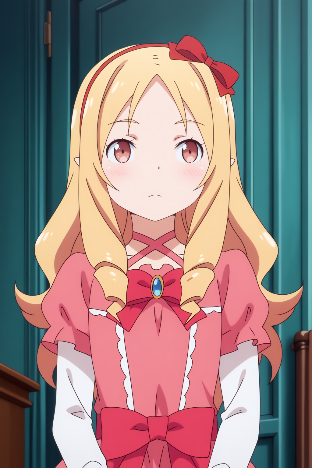 Elf Yamada, anime coloring <lora:Eromanga_sensei-Elf_Yamada-illust:0.8>
