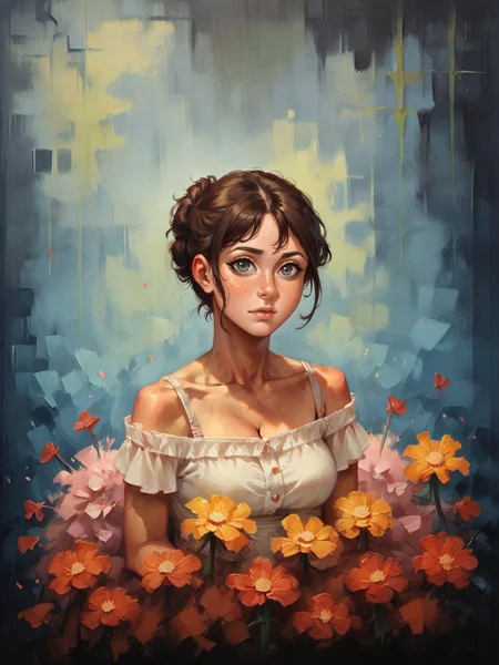 score_9, score_8_up, score_7_up, score_6_up, score_5_up, score_4_up, flowers, woman, <lora:B0ld01lp41ntXLP:0.7> B0ld01lp41nt
