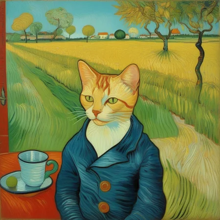 vango style,cat,<lora:vango_style_everything_sdxl_lycoris>,