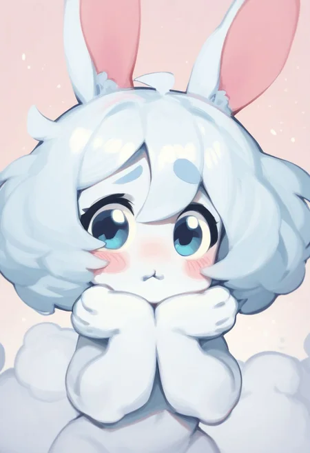 score_9, score_8_up, score_7_up, score_6_up, score_5_up, score_4_up, CuteMaster_PS, cute girl with bunny ears, whole body, shy