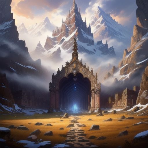 ((Masterpiece)), realistic digital painting of the hall of the mountain king, fanmou, official art, trending on artstation,