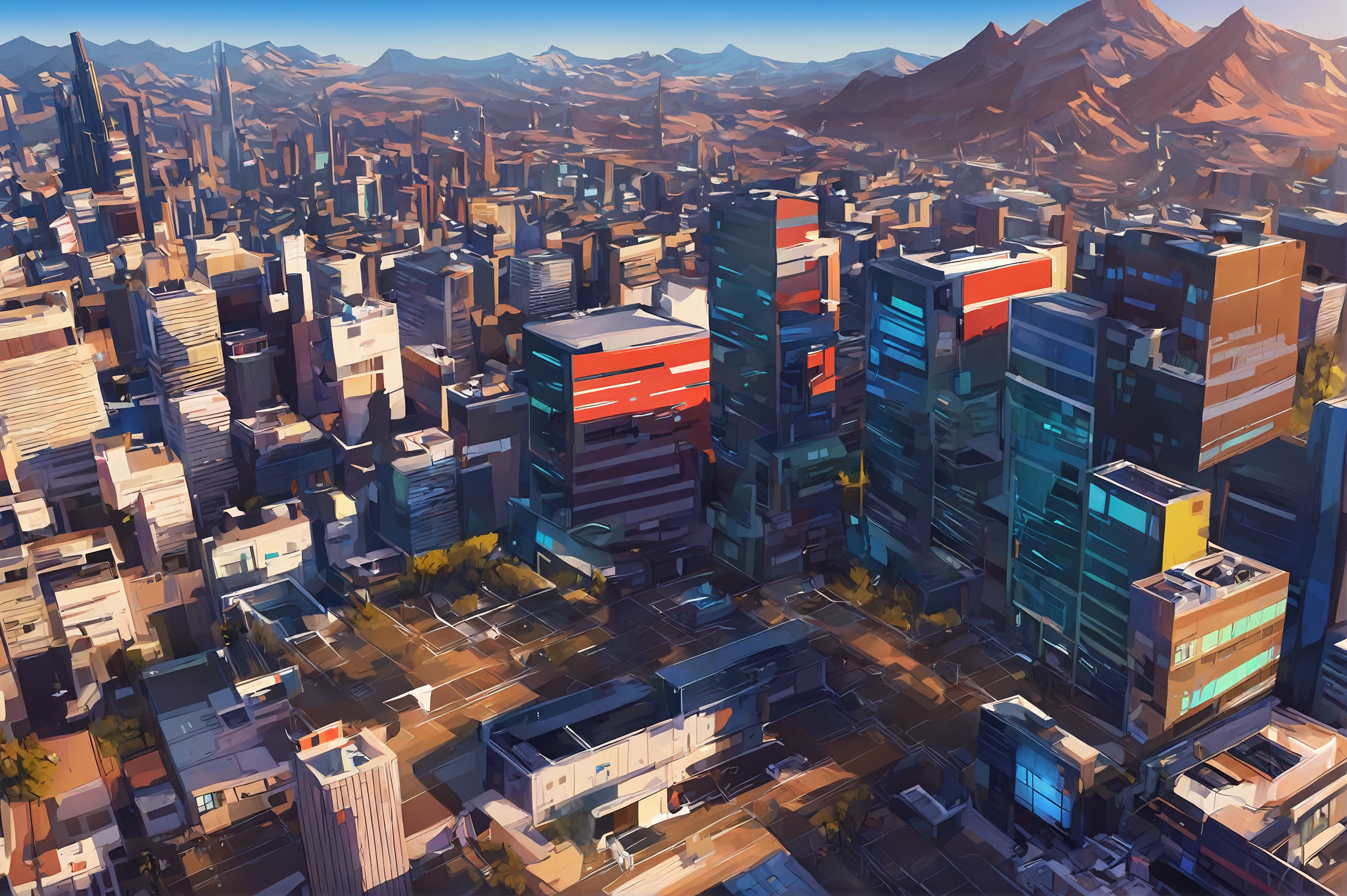 score_9, 
<lora:disco_elysium_v1_pruned:0.5>, de_scenery, 
science fiction, city, cyberpunk, skyscraper, 
high resolution, Masterpiece