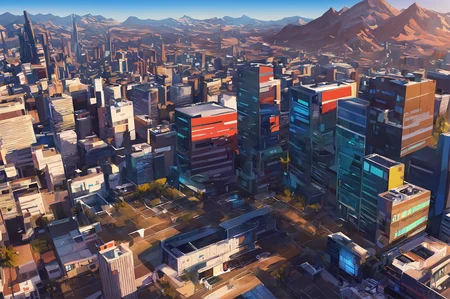 score_9, 
<lora:disco_elysium_v1_pruned:0.5>, de_scenery, 
science fiction, city, cyberpunk, skyscraper, 
high resolution, Masterpiece