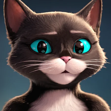 <lora:DreamWorks_Furry_Mix:0.7>, score_9, score_8_up, score_7_up, score_6_up, BREAK
source_furry, KittySoftpaws, 1girl, close up on face, (front view:1.2), looking at viewer, perfect face