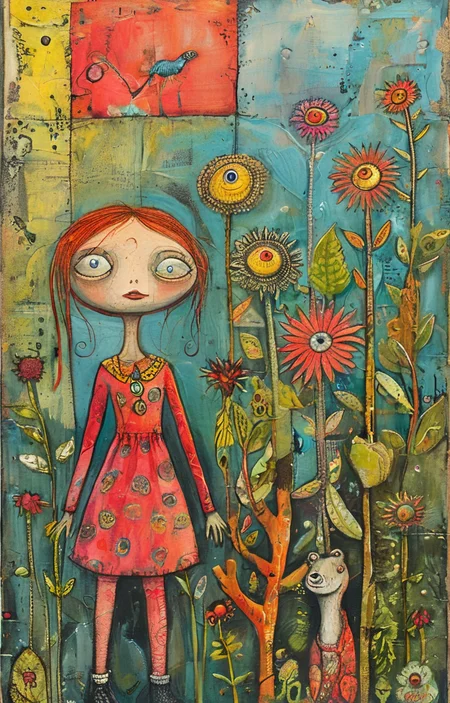 masterpiece,best quality,<lora:tbh175-sdxl:0.9>,illustration,style of Lynda Barry