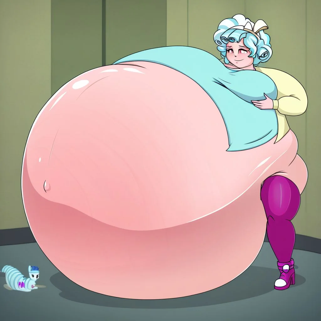 belly size bigger than main body)), (gigantic belly:2.0), goddess, Cozy Glow, Equestria Girls