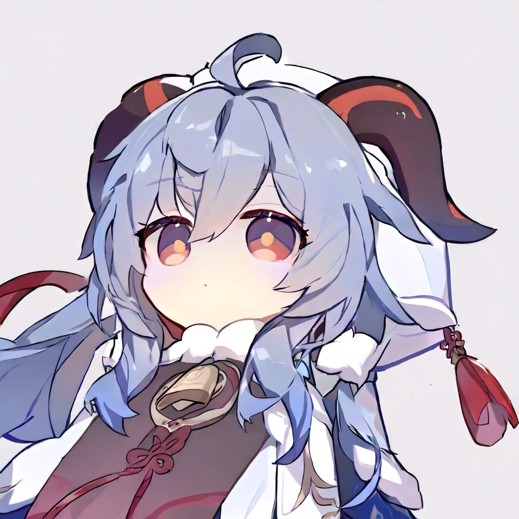 masterpiece,best quality,<lora:ganyu_new:1>,ganyu_(child), 1girl, ganyu \(genshin impact\), solo, white background, neck bell, hood, chibi, simple background, fur trim,