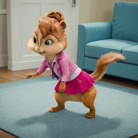 Score_9, score_8_up, score_7_up, source_furry, hentai, porn, brittany miller, chipmunk, chipmunk girl, furry female, furry, 3d, render, in  blue eyes,A human living room, alone in the living room, exploring the living room , examining the furniture ,She went to the TV, stood by the TV in the hall, took the remote control from the TV, looked at it, showed interest in new things, in a pink skirt, full-length, exploring the room
<lora:Brittany_Miller__Alvin_and_the_Chipmunks__CG_Movie_version:0.8>