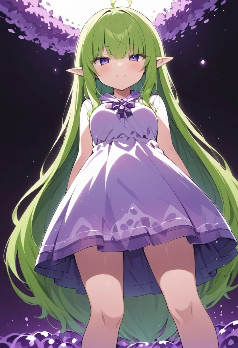 (masterpiece), (score_9, score_8_up, score_7_up,source_anime), 4K8K, best quality, high res image, illustration, Uncorrected, CG,
(girl view from below. look-up angle:1.3), from front,
1 elf woman sitting on a giant white grape slime, pretty white slime, (lot of white grape cubes around woman), (hair over breasts, long hair, hair censor:1.4), twinkle grape cube,
slime, slime like a grape, grape slime, see-through violet slime,
BREAK
small breasts, elf ears,
(gradient hair, green hair, very long hair, Bangs covered eyes, ahoge, hair over breasts, hair censor),
(hair blind eyes, half opened eyes, jitome, smile),
wearing hooded robe, linen dress, culottes, denim short culottes,
in orchard, fruit orchard, fruits trees,