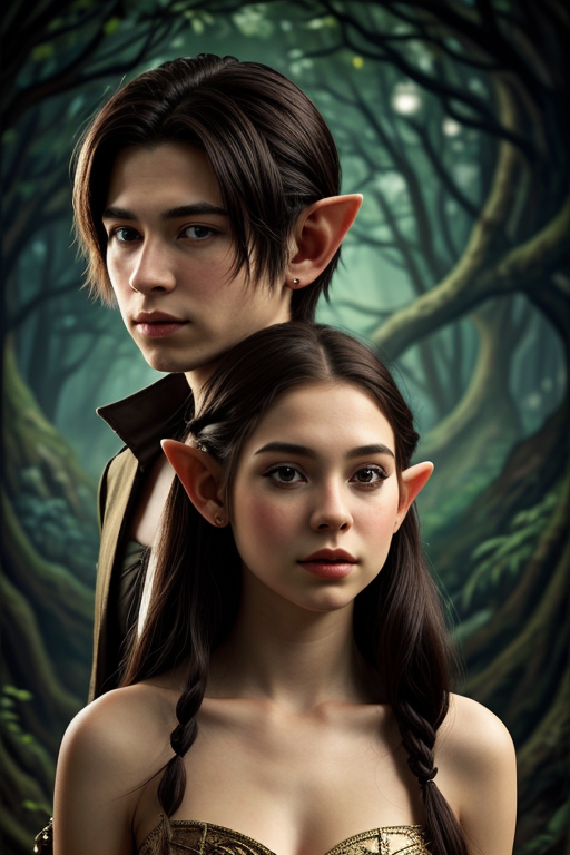 1girl and 1boy,fantasy, elf
<lora:LCM_LoRA_Weights_SD15:1>
 <lora:ImageEnhance2:1> <lora:CharacterEnhance:0>