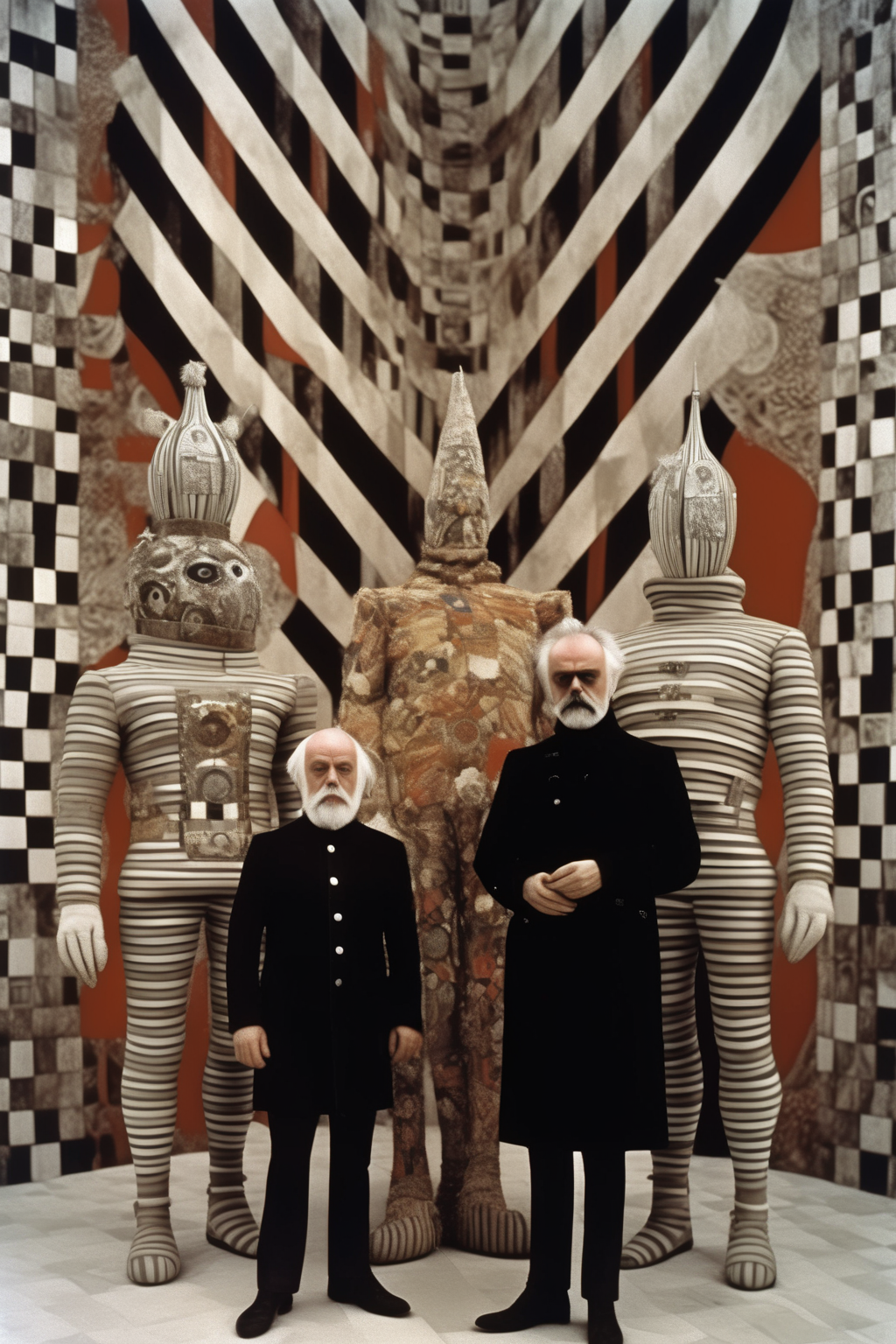 <lora:Alejandro Jodorowsky Style:1>Alejandro Jodorowsky Style - Jan Svankmajer Alejandro Jodorowsky Eduardo Paolozzi Gareth Pugh