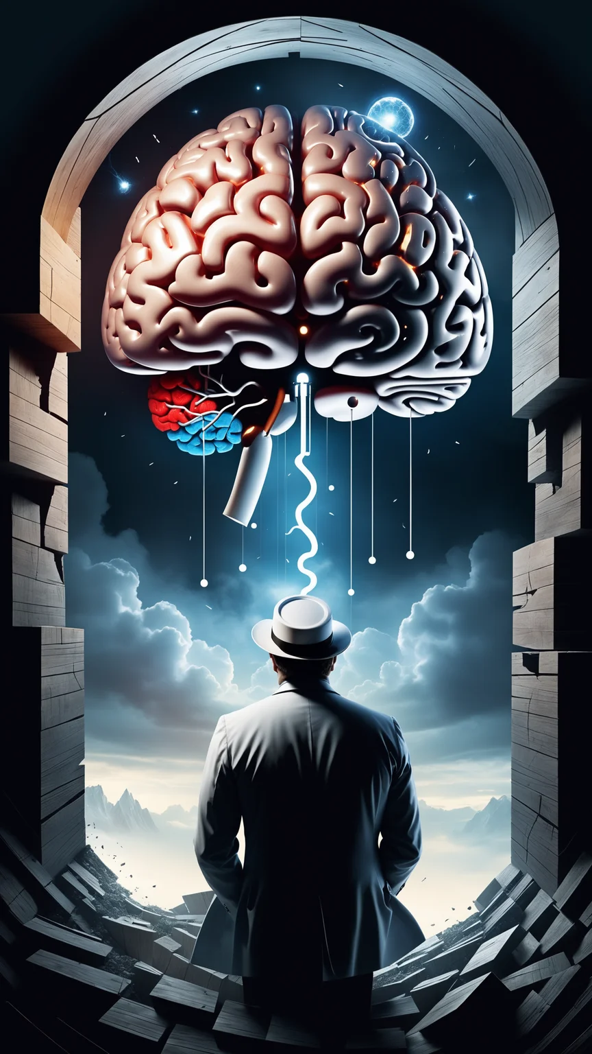 See how the brain plays around, And you fall inside a hole you couldn't see, And you fall inside a hole inside a-, Someone help me, Understand what's going on inside my mind, Doctor I can't tell if I'm not me
