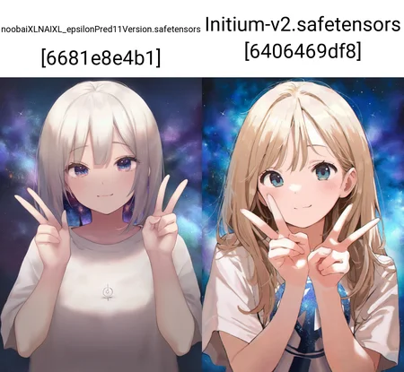 masterpiece,best quality, amazing quality, very aesthetic, absurdres
1girl,solo,soft smile, upper body, peace sign, (galaxy background:1.2), v sign