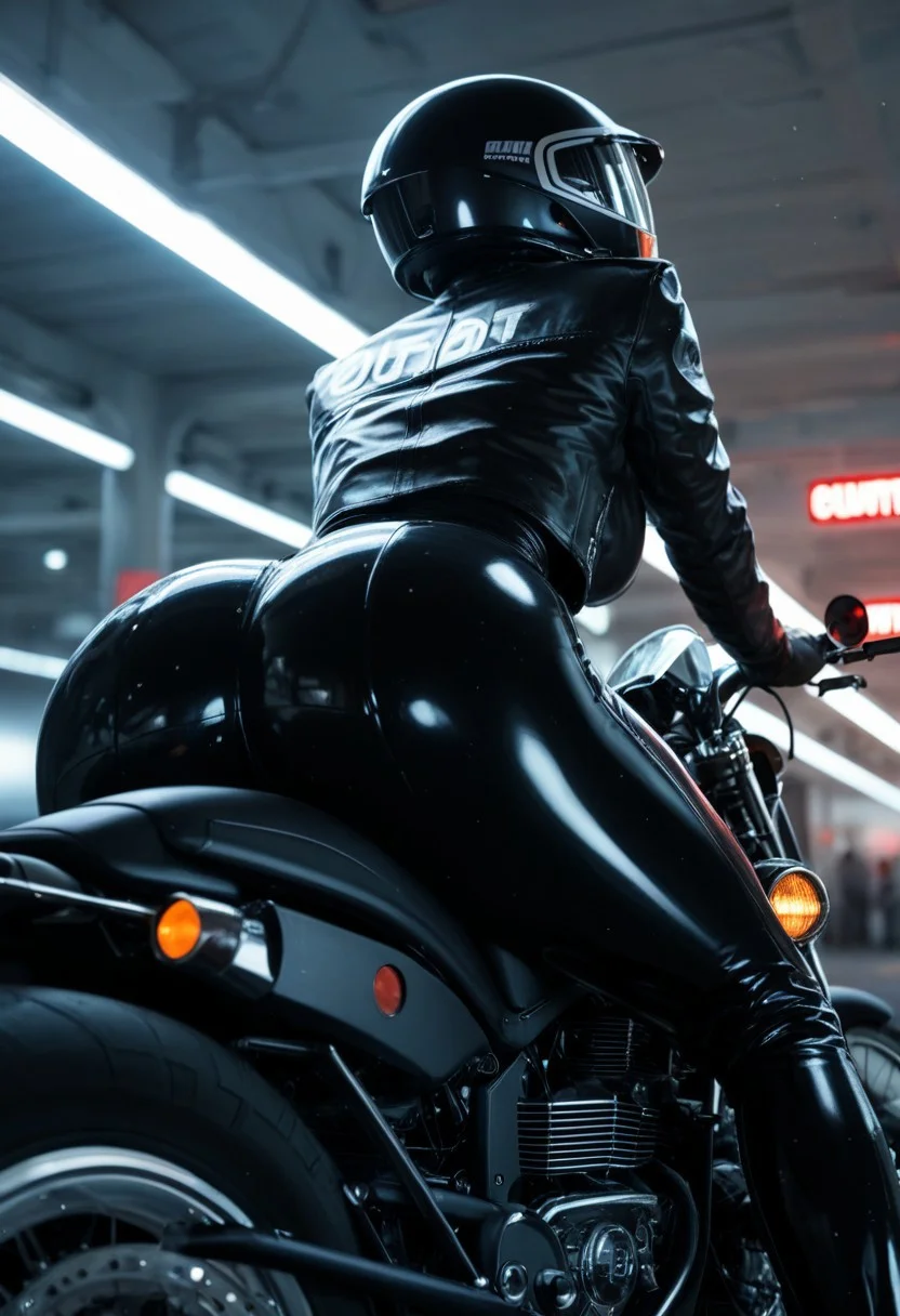 big ass, latex, black bodysuit, motorcycle helmet, motorcycle jacket
,score_9, score_8_up, score_7_up, score_6_up,
,natural skin, depth of field, cold lighting, ((Reddit, amateur,)) British:0.5, v3n3t14n, lined lighting, light particles, shiny clothing, warm lighting, dynamic angle, close-up, riding motorcycle, sitting on motorcycle