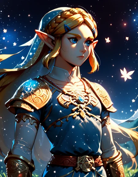 score_9, score_8_up, score_7_up, score_6_up, score_5_up, score_4_up, source_anime, <lora:Starry_Morph_PonyXL:1> starry_morph Zelda from Legend of Zelda