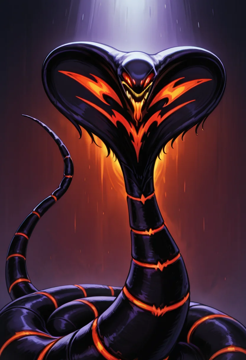 masterpiece, best quality, <lora:NightmareDex_IXL:1.0>, arbok,
