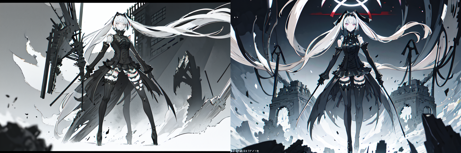 highly insanely detailed, masterpiece, top quality, best quality, highres, 4k, 8k, RAW photo, (very aesthetic, beautiful and aesthetic), 
__lazy-wildcards/cosplay-char/blame/Aposimz-Titania/prompts__, 
<lora:Aposimz_Titania_v1:0.8>, 
(1girl:1.3), 
solo focus, 
__lazy-wildcards/dataset/background__,âââ