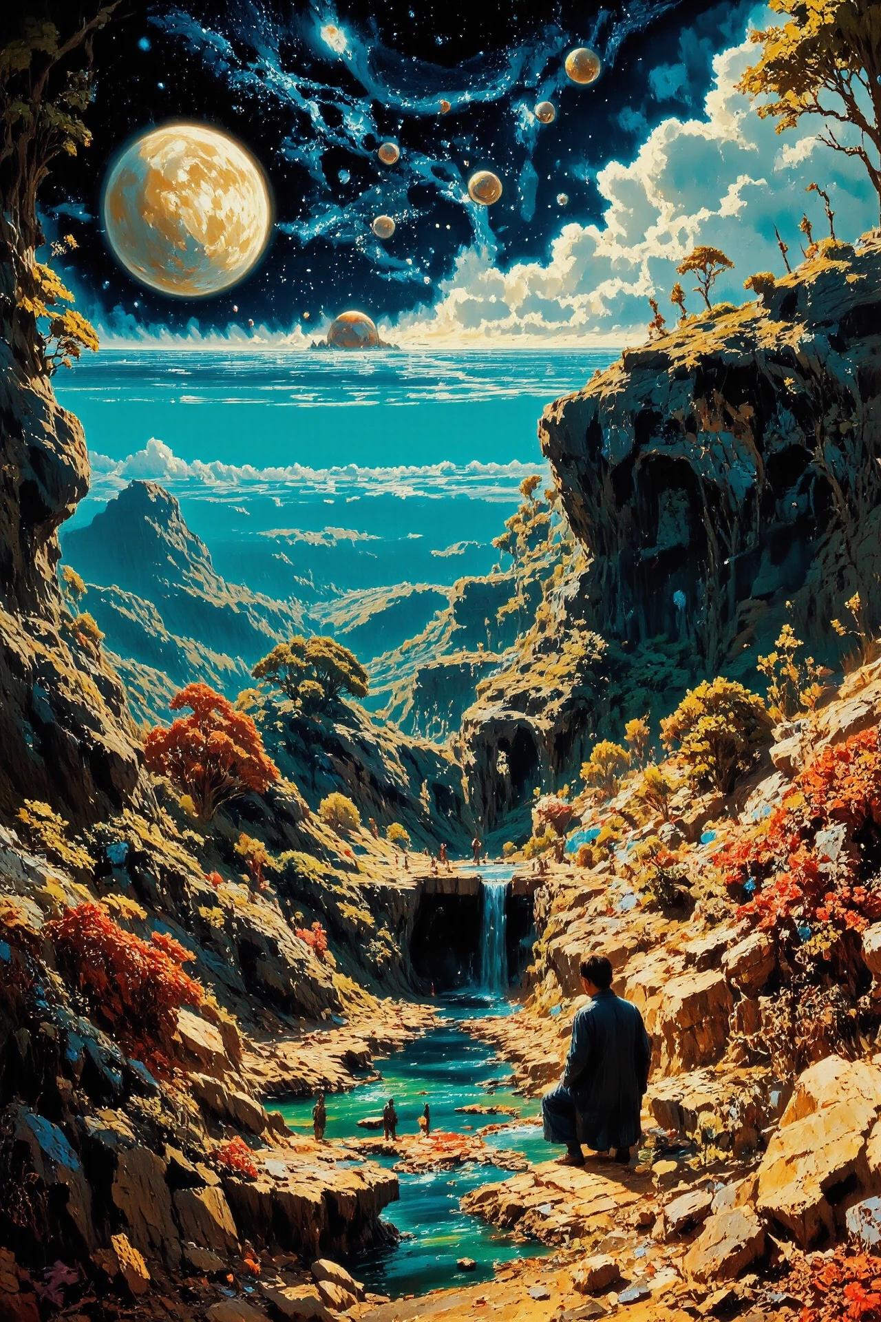 (ocean bottom) beautiful surreal space landscape, woman, intricate, very detailed, multilayer paint style, colorful, <lora:Hand v2:1> <lora:Anti-Blur:1> <lora:Insane Detail Slider:0.5>   <lora:Flux.1_Turbo_Detailer:0.6> <lora:flux-photo-transparent_Alpha_1.0:0.8> <lora:flux.1_lora_flyway_Epic-detail_v2:1> <lora:Painterly01b_CE_FLUX_AIT:0.8> pntrlyCE_style, <lora:VividlySurreal:0.8> <lora:PsykeV1:0.6>