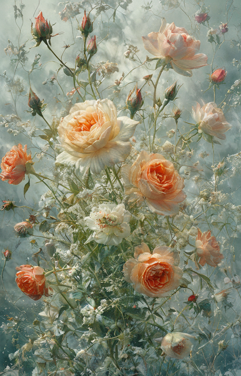 masterpiece,best quality,<lora:tbh51-sdxl:0.75>,illustration,Pale flowers,